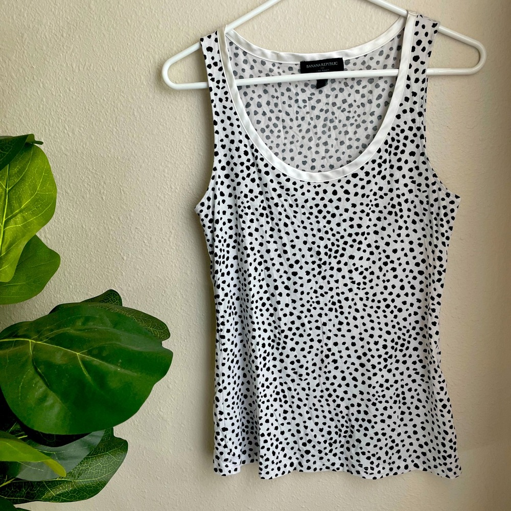 Banana Republic Leopard Print Luxe Tank Size S